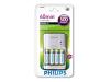 Philips Multilife SCB5660NB - Battery charger 4xAA/AAA - included batteries: 4 x AA type NiMH 2300 mAh