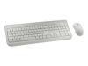 Microsoft Basic White Value Pack 2.0 - Keyboard - USB - 104 keys - mouse - white - English International - OEM (pack of 3 )