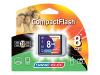 Dane-Elec - Flash memory card - 8 GB - 73x/110x - CompactFlash Card