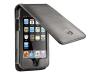 DLO HipCase - Case for digital player - leather - black - iPod touch (2G)