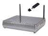 3Com ADSL Wireless 11n Firewall Router - Wireless router + 4-port switch - DSL - EN, Fast EN, 802.11b, 802.11g, 802.11n (draft 2.0)   - with 3Com Wireless 11n USB Adapter