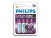 Philips Lithium Ultra FR6LB4A - Battery 4 x AA type Li
