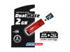 Dane-Elec Dual Mate - Card reader ( microSD ) - flash: integrated - 2 GB - Hi-Speed USB
