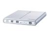 Buffalo DVSM-P58U2/BW - Disk drive - DVDRW (R DL) / DVD-RAM - 8x/8x/5x - Hi-Speed USB - external - white