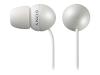 Sony MDR EX33LPW - Fontopia - headphones ( in-ear ear-bud ) - white