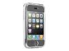DLO VideoShell - Case for cellular phone - polycarbonate - Crystal Clear - Apple iPhone