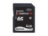 SanDisk Extreme III - Flash memory card - 4 GB - Class 6 - SDHC