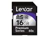 Lexar Premium - Flash memory card - 16 GB - 60x - SDHC
