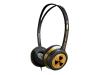 Ifrogz Earpollution Toxix - Headphones ( ear-cup ) - gold