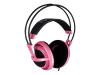 SteelSeries iron.lady Siberia Full-size Headset - Headset ( ear-cup ) - glossy pink
