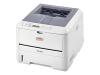 OKI B410dn - Printer - B/W - duplex - LED - Legal, A4 - 2400 dpi x 600 dpi - up to 28 ppm - capacity: 250 sheets - parallel, USB, 10/100Base-TX