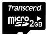 Transcend - Flash memory card - 2 GB - microSD