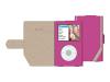 Belkin Leather Folio Case for iPod classic - Case for digital player - leather - pink - iPod classic 80GB, iPod classic 120GB