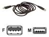 Belkin USB Extension Cable - USB extender - 4 PIN USB Type A (M) - 4 PIN USB Type A (F) - 1.8 m ( USB / Hi-Speed USB ) - molded