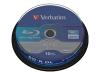 Verbatim - 10 x BD-R DL - 50 GB 2x - spindle - storage media