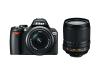 Nikon D60 - Digital camera - SLR - 10.2 Mpix - Nikon AF-S DX 18-105mm lens - optical zoom: 5.8 x - supported memory: MMC, SD, SDHC