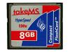 takeMS Hyper Speed - Flash memory card - 8 GB - 60x/120x - CompactFlash Card