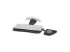 Fellowes - Keyboard/mouse shelf - grey, black