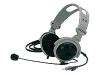 Koss R 55B - Headset ( ear-cup ) - black, white
