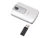 Sony SMU-WM100 - Mouse - optical - wireless - USB wireless receiver - white