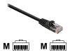 V7 - Patch cable - RJ-45 (M) - RJ-45 (M) - 15 m - STP - ( CAT 5e ) - moulded, stranded, snagless - black