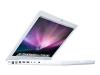 Apple MacBook - Core 2 Duo 2 GHz - RAM 2 GB - HDD 120 GB - DVDRW (R DL) - GF 9400M Shared Video Memory (UMA) - Gigabit Ethernet - WLAN : 802.11 a/b/g/n (draft), Bluetooth 2.1 EDR - MacOS X 10.5 - 13.3