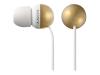 Sony MDR EX33LP - Fontopia - headphones ( in-ear ear-bud ) - gold