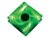 Akasa Quiet Bright Green AK-274CG-4GNS - Case fan - 120 mm - crystal green