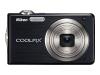 Nikon Coolpix S630 - Digital camera - compact - 12.0 Mpix - optical zoom: 7 x - supported memory: MMC, SD, SDHC - black