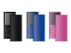 Belkin Simple Silicone Sleeve - Case for digital player - silicone - black, blue, pink - iPod nano (4G) (pack of 3 )