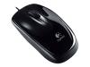 Logitech B105 Portable Mouse - Mouse - optical - 3 button(s) - wired - USB - black