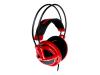 SteelSeries Siberia Full-size Headset - Headset ( ear-cup ) - red