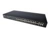 Conceptronic CB100S24S - Switch - 24 ports - EN, Fast EN - 10Base-T, 100Base-TX + 4x10/100/1000Base-T - rack-mountable