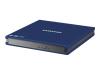 Samsung Super-WriteMaster SE-S084B - Disk drive - DVDRW (R DL) / DVD-RAM - 8x/8x/5x - Hi-Speed USB - external - blue