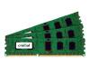 Crucial - Memory - 3 GB ( 3 x 1 GB ) - DIMM 240-pin - DDR3 - 1066 MHz / PC3-8500 - CL7 - 1.5 V - registered - ECC