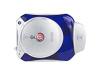 Iomega Predator - Disk drive - CD-RW - 8x4x32x - IEEE 1394 (FireWire) - external - blue, metallic silver