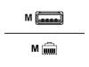 Fujitsu - Keyboard cable - 4 PIN USB Type A (M) - RJ-12 (M) - 2 m