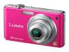Panasonic Lumix DMC-FS7EG-P - Digital camera - compact - 10.1 Mpix - optical zoom: 4 x - supported memory: MMC, SD, SDHC - pink