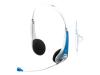 Trust InSonic Chat Headset - Headset ( semi-open ) - blue