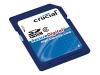 Crucial - Flash memory card - 4 GB - Class 2 - SDHC