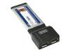 Sweex 2 Port FireWire Expresscard - FireWire adapter - ExpressCard - Firewire - 2 ports