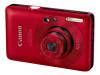 Canon Digital IXUS 100 IS - Digital camera - compact - 12.1 Mpix - optical zoom: 3 x - supported memory: MMC, SD, SDHC, MMCplus - red