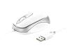 Trust Mini Travel Mouse - Mouse - optical - 3 button(s) - wired - USB - white