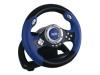 Sweex Force Vibration Steering Wheel USB - Wheel and pedals set - 10 button(s) - PC