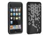 DLO Jam Jacket - Case for digital player - silicone - black, clear - iPod touch (2G)
