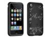 DLO Jam Jacket - Case for cellular phone - silicone - black, clear - Apple iPhone 3G