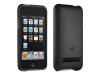 DLO VideoShell - Case for digital player - polycarbonate - black - iPod touch (2G)