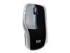 HP Wireless Vector Mouse - Mouse - optical - wireless - USB wireless receiver - high-gloss piano black
