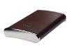 Iomega eGo Portable Brown Genuine Leather - Hard drive - 500 GB - external - 2.5