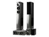 JAMO S 606 HCS 3 - Studio - home theatre speaker system - 500 Watt (Total) - black ash